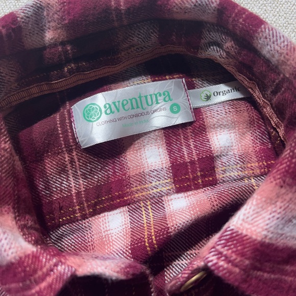Aventura Clothing Plaid Organic Cotton Flannel Button Down Shirt - Picture 4 of 11